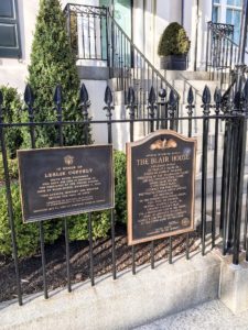 Blair House Plaque Washington DC