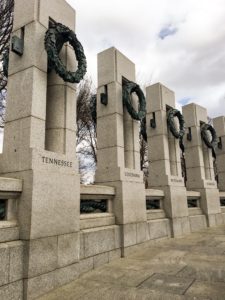 Tennessee Statue at the World War II Memorial Washington DC