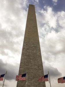 Close Up of View of the Washington Monument Washington DC